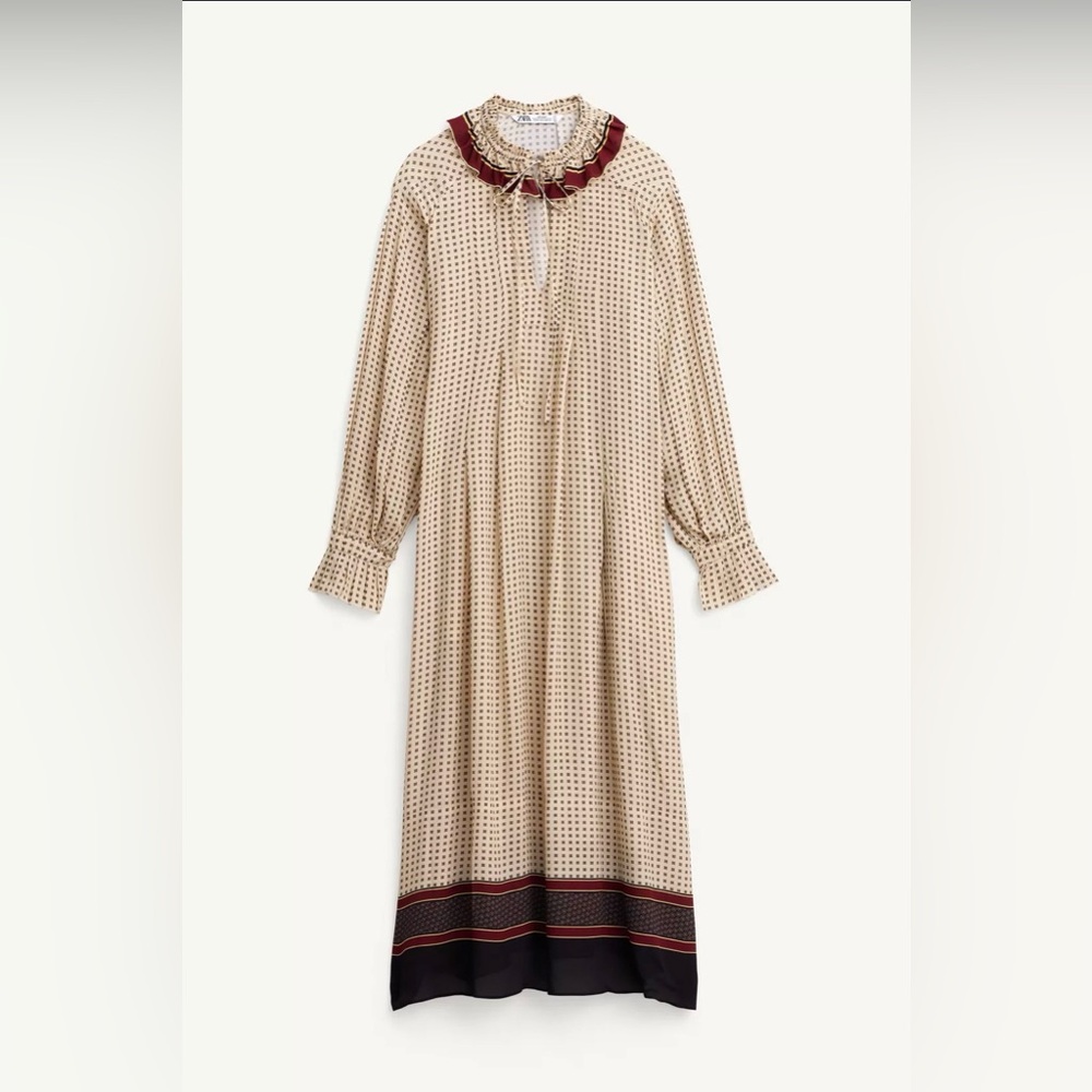 Limited edition ZW sold out dress / S Elegant Cream and Black Women's Dress
